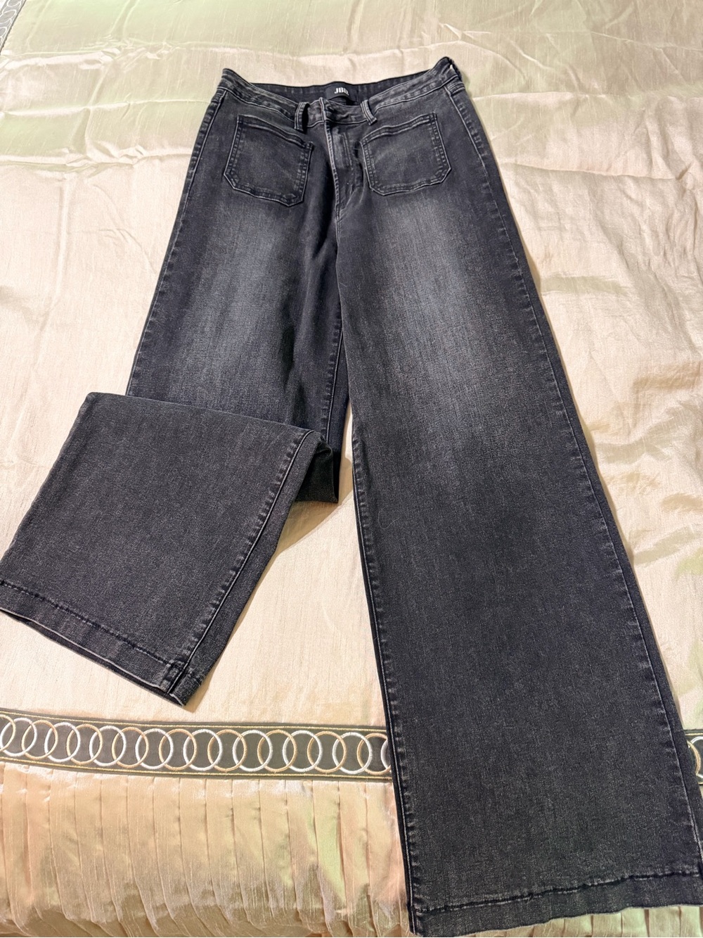Just Black Black Denim Jeans - Classic Straight Cut